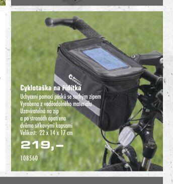 Cyklotaška na řídítka - UNI HOBBY akcniletaky.com