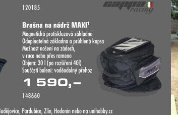 Brašna na nádrž MAXI - UNI HOBBY akcniletaky.com