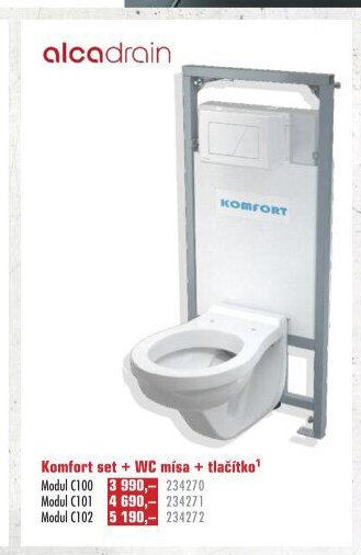 Komfort set + WC mísa + tlačítko Modul C100 - UNI HOBBY akcniletaky.com
