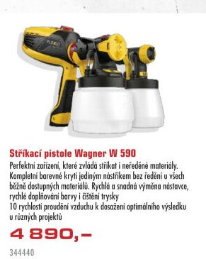 Stříkací pistole Wagner W 590 - UNI HOBBY akcniletaky.com