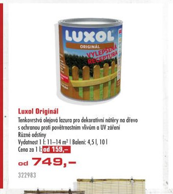 Luxol Originál - UNI HOBBY akcniletaky.com