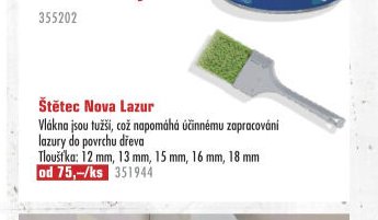 Štětec Nova Lazur - UNI HOBBY akcniletaky.com