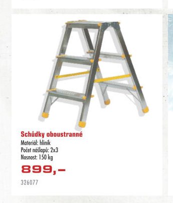 Schůdky oboustranné - UNI HOBBY akcniletaky.com