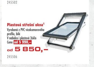 Plastová střešní okna - UNI HOBBY akcniletaky.com