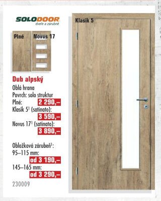 Solodoor Novus 17 Dub alpský - UNI HOBBY akcniletaky.com