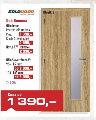 Solodoor Dub Sonoma Klasik 5 - UNI HOBBY akcniletaky.com