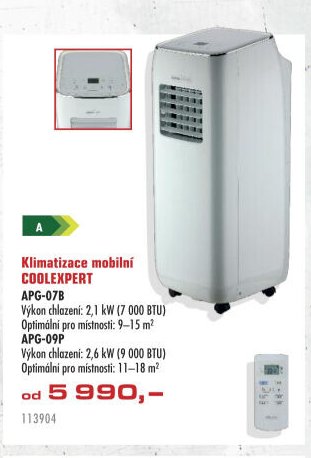Klimatizace mobilní COOLXPERT APG-07B / APG-09P - UNI HOBBY akcniletaky.com