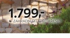 Zahradní sklápěcí křeslo