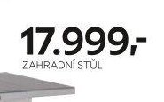 Zahradní stůl