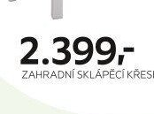 Zahradní sklápěcí křeslo