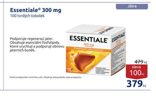 Essentiale 300 mg 100 tvrdých tobolek
