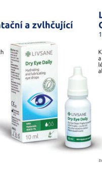 LIVSANE Oční kapky hydratační a zvlhčující 10 ml