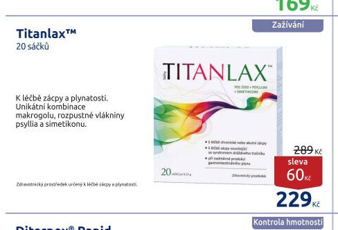 Titanlax 20 sáčků