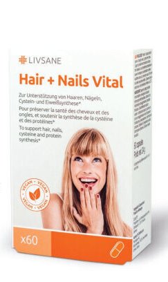 LIVSANE Podpora pro zdravé vlasy a nehty