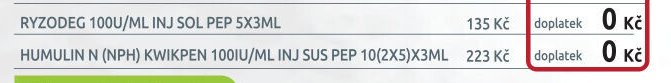 RYZODEG 100U/ML INJ SOL PEP 5X3ML