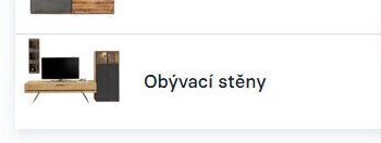 Obývací stěny
