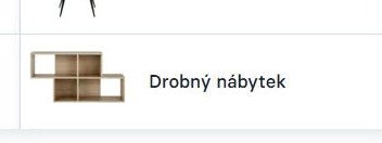 Drobný nábytek