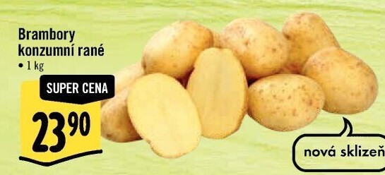 Brambory konzumní rané