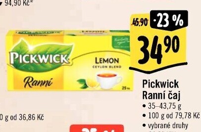 Čaj černý Ranní Pickwick