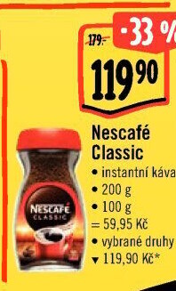 Instantní káva Nescafé Classic
