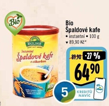 Instantní káva špaldová Biolinie