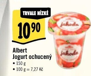 Jogurt ochucený Albert