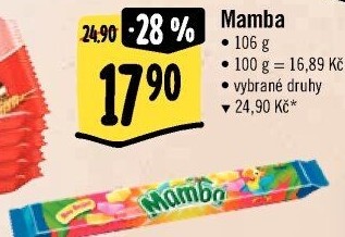 Karamely ovocné Mamba Storck