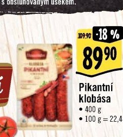 Klobása pikantní Albertovo uzenářství