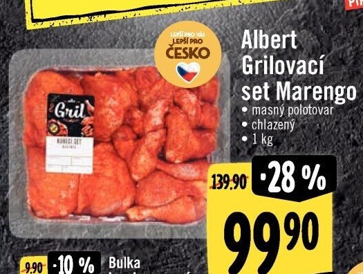 Kuřecí grilovací set Marengo Albert Gril