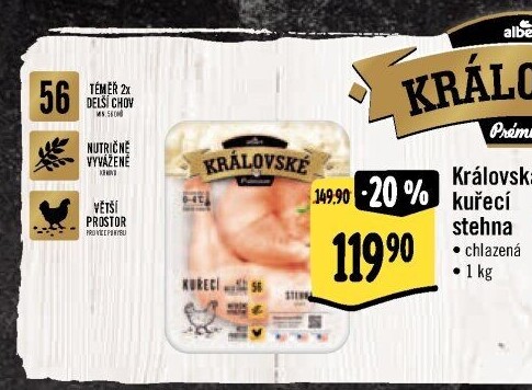Kuřecí stehna královská Albert
