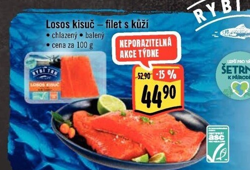 Losos Kisuč filet Albert