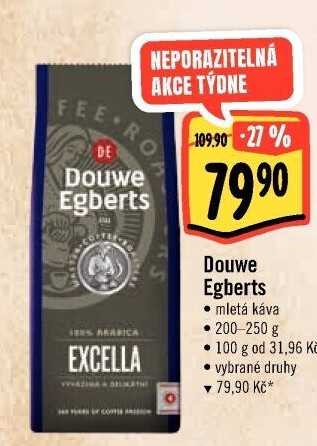 Mleté kávy Douwe Egberts