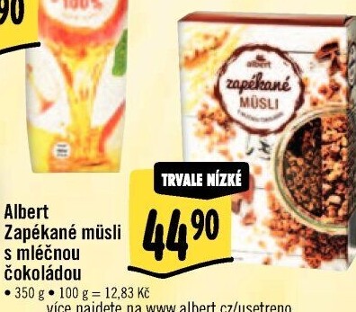Müsli zapékané Albert