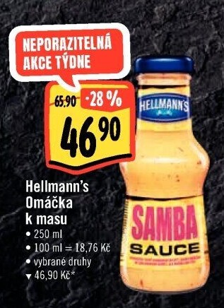 Omáčky k masu Hellmann'