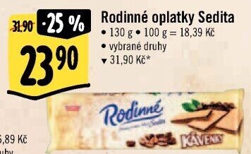 Oplatky Rodinné Sedita