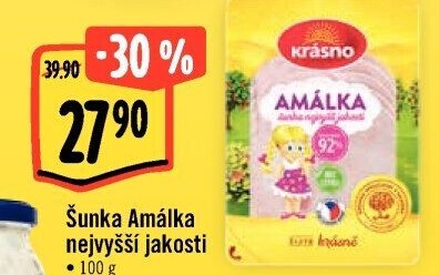Šunka Amálka nejvyšší jakosti Krásno