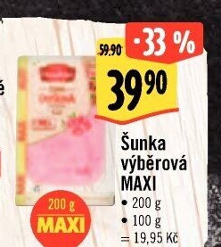 Šunka výběrová dušená Albertovo uzenářství