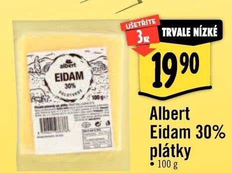 Sýr Eidam 30% Albert Quality