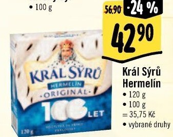 Sýr Hermelín Král sýrů