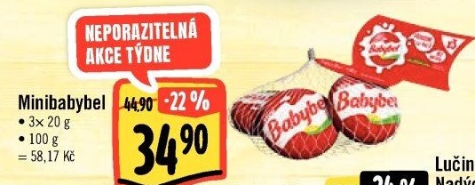 Sýr Mini Babybel Veselá kráva
