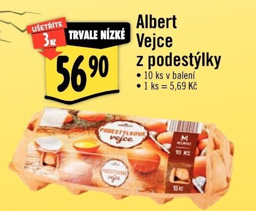 Vejce z podestýlky Albert