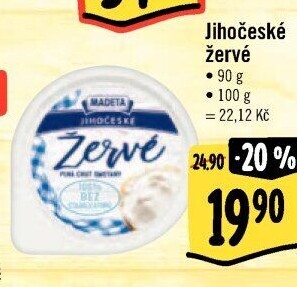 Žervé Jihočeské Madeta