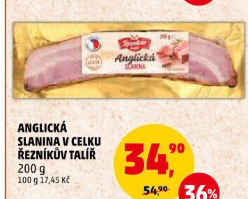 Anglická slanina Řezníkův talíř