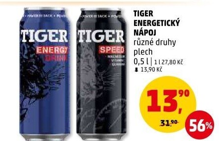 Energetický nápoj Tiger