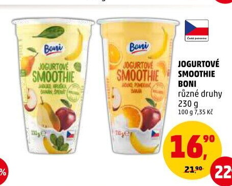 Jogurtové smoothie Boni