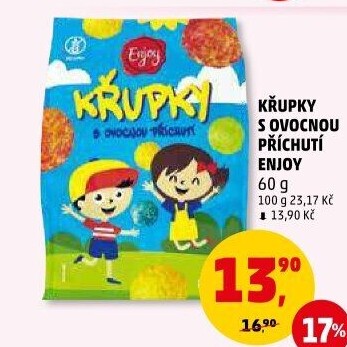 Křupky kuličky ovocné Enjoy