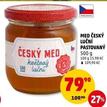 Med český květový-luční