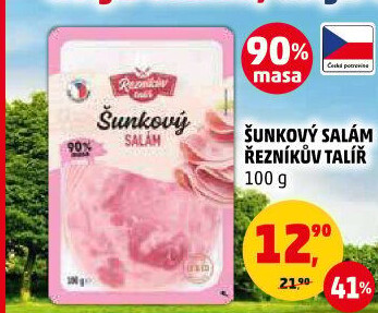 Salám šunkový Řezníkův talíř