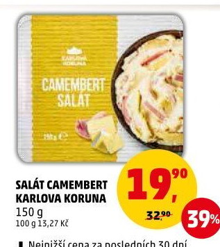 Salát camembert Karlova Koruna