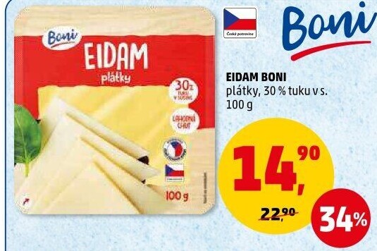 Sýr Eidam 30% Boni